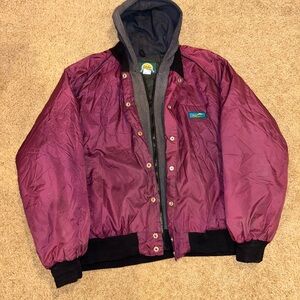 Vintage Cabela’s bomber jacket with hood
